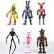 Игровой набор фигурок Пять ночей с Фредди из игры Кошмарные Аниматроники с подвижними частями - 5 Five Nights at Freddy's 14см - 17 см - изображение 1