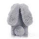 Чехол кролик плюшевый с ушками для Xiaomi Poco C40 / Light grey - изображение 1