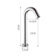 Смеситель сенсорный для ванной раковины 33 см Хром (CS33CM) - изображение 3