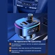 FM-трансмиттер модулятор T65 QC3.0 PD 18W Черный (FMT65) - изображение 3