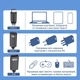 Кабель OTG Type-C - Type-C та USB 2.0 Чорний (TCOTGTC-B) - зображення 7