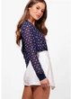 Боди женское Boohoo шифоновая тёмно-фиолетовая, размер XL (STK002749-45) - изображение 2