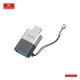 Перехідник OTG USB C для USB Earldom ET-OT72 Адаптер для комп'ютера з телефону на флешку Сріблястий - зображення 3