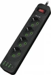 Сетевой фильтр-удлинитель Aura Energy на 4 розетки,3 USB-A + USB-C (PD) 2 м Black (AUEMFP43PD2MB) - изображение 1