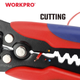 Съемник изоляции автоматический WORKPRO 3 в 1, 0,2-6 мм PRO WP291007 - изображение 4