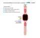 Дитячий смарт-годинник AmiGo GO005 4G WIFI Thermometer Pink Рожеві - зображення 2