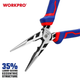Длинногубцы прямые WORKPRO 200 мм CR-V PRO PLUS WP231021 - изображение 4
