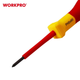 Отвертка диэлектрическая крестовая WORKPRO PH0x60мм EN/IEC 60900 10000V PRO PLUS WP341007 - изображение 5