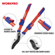 Сучкоріз садовий телескопічний WORKPRO 670-920mm PRO WP332007 - зображення 2