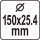 Диск Щітка Для Мотокоси Ø 150 х 25,4 мм YATO (YT-85141) - зображення 6