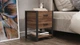 Тумба универсальная Ferrum-decor Вивьен 2/1 50x41x40 черный ДСП Дуб Таверна 16мм (XK00129) - изображение 1