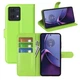 Чехол-книжка Deexe Book Type для Motorola Moto G84 - Green - изображение 4