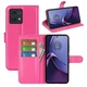 Чехол-книжка Deexe Book Type для Motorola Moto G84 - Rose - изображение 4