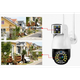 Камера видеонаблюдения двухобъективная уличная поворотная CyberGuard SC-01 WIFI IP 360/90 V380PRO 2+2.0mp датчик движения - изображение 3