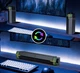 Звукова панель JEECOO, стереозвук, RGB. Колір - Чорний - зображення 2