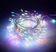 Светодиодная гирлянда капля нить LTL длина 2,5 м 25led батарейки разноцветная RGB - изображение 1
