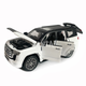 Іграшкова машинка металева Toyota Land Cruiser 300 twin turbo, тойота ленд крузер, чорно-білий, звук, світло, інерція, відчин двері, багажник, капот, 1:32, 15*7*6см (ТК-15607) - зображення 4