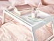 Переносний столик - піднос зі ніжками, що складаються для ноутбука IKEA KLIPSK білий 002.588.82 - зображення 5