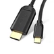 Кабель Vention USB Type-C до HDMI, длина 2 м, черный - изображение 1