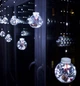 Светодиодная гирлянда штора Шарики с росой Фигурки Дед Мороз 10 шт LED 3х0.8 м Белый - изображение 3