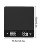Ваги Precision LED 3 кг. для приготування кави USB (60ED12E1CDD8) - зображення 2