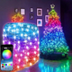 Светодиодная умная гирлянда Smart Роса RGB 200 LED с Bluetooth для елки от USB 20м - изображение 1
