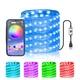 Светодиодная умная гирлянда Smart Роса RGB 200 LED с Bluetooth для елки от USB 20м - изображение 3