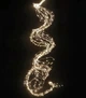 Светодиодная гирлянда Конский хвост Роса на елку 200 LED от USB 10 нитей 2м теплый белый - изображение 6