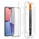 Защитное стекло Spigen Glas.TR "EZ FIT" FC (2 Pack) для iPhone 15 Plus Black (AGL06884) - изображение 2