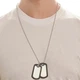 Цепочка Mil-Tec шариковая для жетонов Dog Tag длина 60 см One size латуньевая с никилевым покрытием универсальная в применении Серебристый - изображение 2