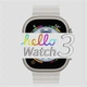 Розумний Smart Годинник Hello Watch 3 Full HD AMOLED 49 mm Білий - зображення 5
