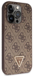 Etui plecki Guess Crossbody Metal Logo do Apple iPhone 14 Pro Max Brown (3666339146931) - obraz 1