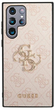 Панель Guess 4G Big Metal Logo для Samsung Galaxy S23 Ultra Рожевий (3666339114954) - зображення 2