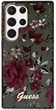 Etui plecki Guess Flower Collection do Samsung Galaxy S23 Ultra Khaki (3666339117276) - obraz 1