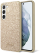 Панель Guess Glitter Script для Samsung Galaxy S23 Plus Золотий (3666339114794) - зображення 1