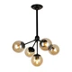 Люстра подвесная Levistella 756PL385-5 BK+BR - изображение 1