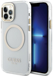 Панель Guess Metal Outline Magsafe для Apple iPhone 12/12 Pro Золотий (3666339169923) - зображення 1