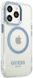 Etui plecki Guess Metal Outline Magsafe do Apple iPhone 13/13 Pro Blue (3666339057237) - obraz 3