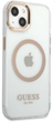 Панель Guess Metal Outline Magsafe для Apple iPhone 13 Золотий (3666339057145) - зображення 3