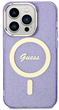 Панель Guess Glitter Gold MagSafe для Apple iPhone 14 Pro Фіолетовий (3666339125684) - зображення 2