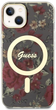 Etui plecki Guess Flower MagSafe do Apple iPhone 14 Plus Khaki (3666339115609) - obraz 2