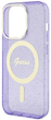 Панель Guess Glitter Gold MagSafe для Apple iPhone 14 Pro Max Фіолетовий (3666339125691) - зображення 3