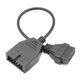 Переходник диагностический GM 12pin на 16pin Daewoo Lanos Sens ВАЗ, ЗАЗ - изображение 3