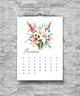 Календарь настенный перекидной НЕЖНОСТЬ АКВАРЕЛЬ 13 ЛИСТОВ ENTERSTORE 42х29.7 см (ART 240139) - изображение 8