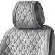 Накидки на сидіння Beltex New York сірі (перед + зад), (BX84200) - зображення 3