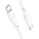 Дата кабель Hoco X93 Force Type-C to Type-C 100W (1m) White - зображення 5