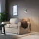 Світильник підлоговий для читання, білий Ikea LERSTA 204.287.89 - зображення 3