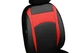 Авточехлы из эко кожи для Fiat Punto 1999-2012 Pok-ter Desing Leather с красной вставкой - изображение 4