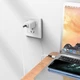 Кабель Borofone BX79 USB Type-C to Type-C, поддержка зарядки до 60W (20V/3A), передача данных, длина 1 м, 3A, подходит для ноутбуков и смартфонов White - изображение 4