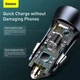 Авто зарядное BASEUS Golden Contactor Pro Dual Quick Charger CCJD-A0G 40вт - изображение 7